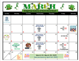 March 2025 Calendar